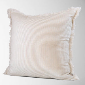 Magnolia Ticking Stripe Pillow Cover – Classic, Cotton-Blue Hand Home