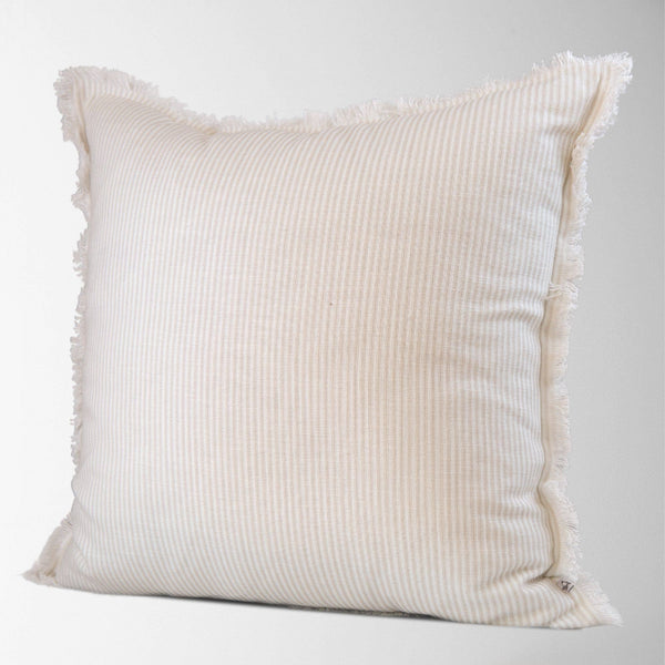 Magnolia Ticking Stripe Pillow Cover – Classic, Cotton-Blue Hand Home