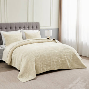 Tamara Velvet Quilt Set-Blue Hand Home