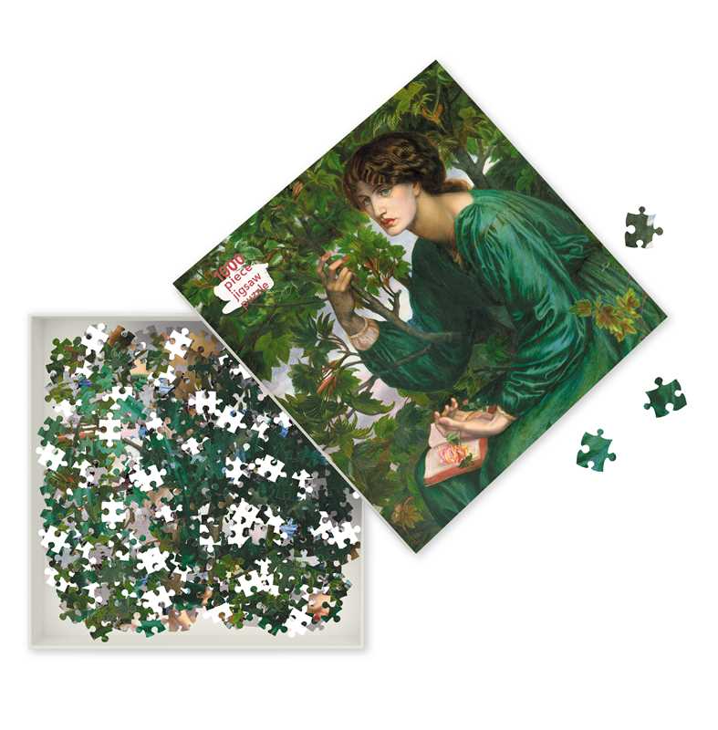 Adult Jigsaw Puzzle: Dante Gabriel Rossetti: The Day Dream by-Blue Hand Home
