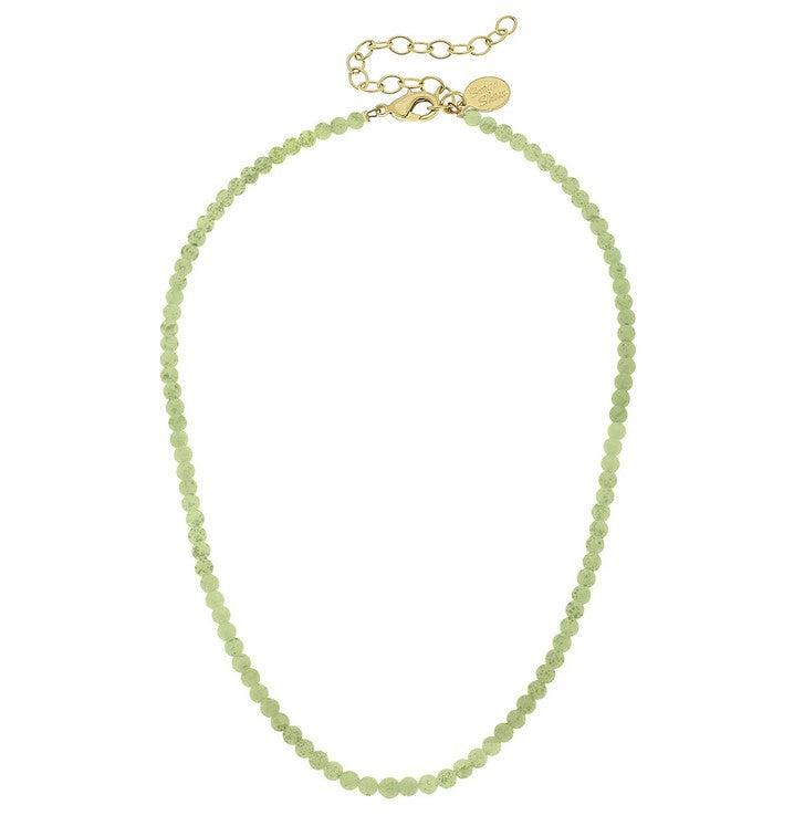 Alys Necklace Lt Green-Blue Hand Home