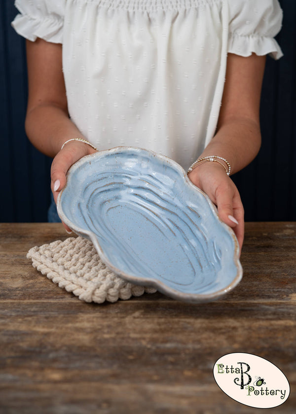 ORGANIC CANDY DISH-Blue Hand Home