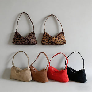 Vintage Suede Shoulder Bag