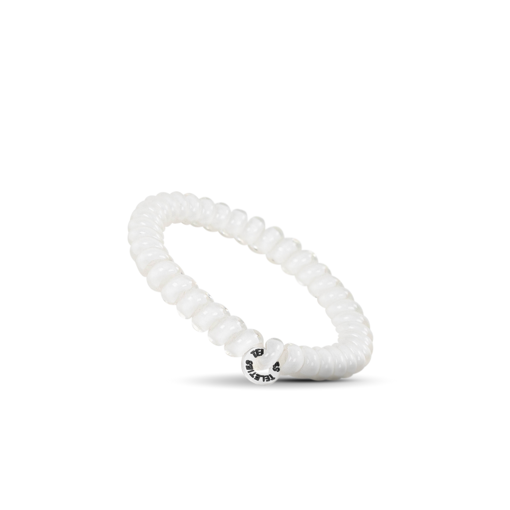 Spiral Hair Coils | Small | Coconut White Hair Ties-Blue Hand Home