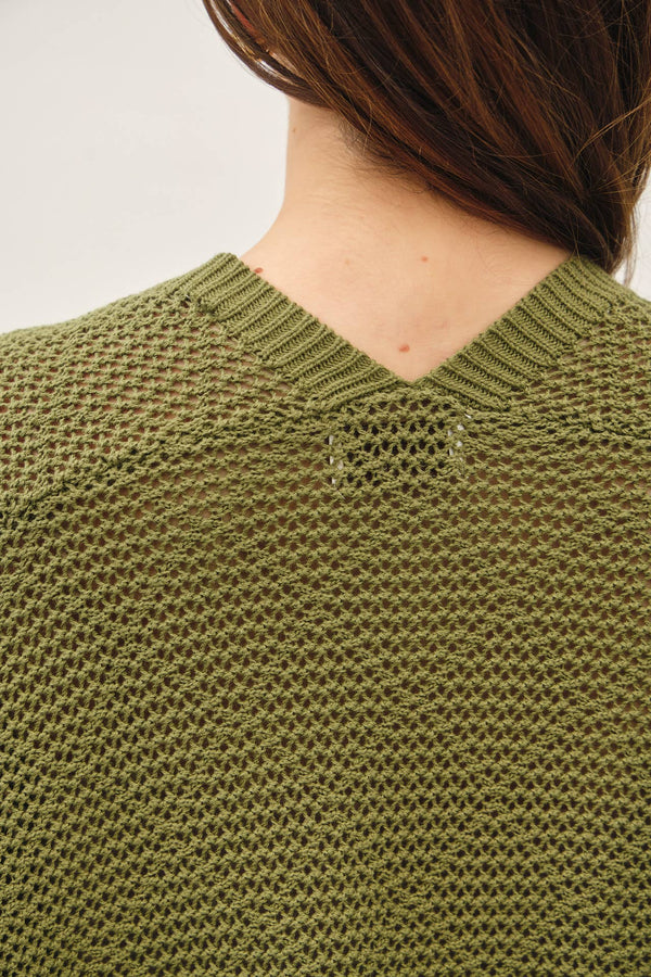 DIAMOND PATTERN DOLMAN 3/4 SLEEVE OPEN CARDIGAN-Blue Hand Home
