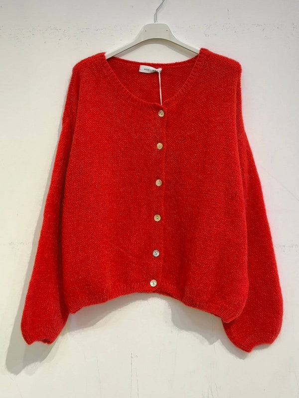 Kid mohair and wool vest 7535-Blue Hand Home