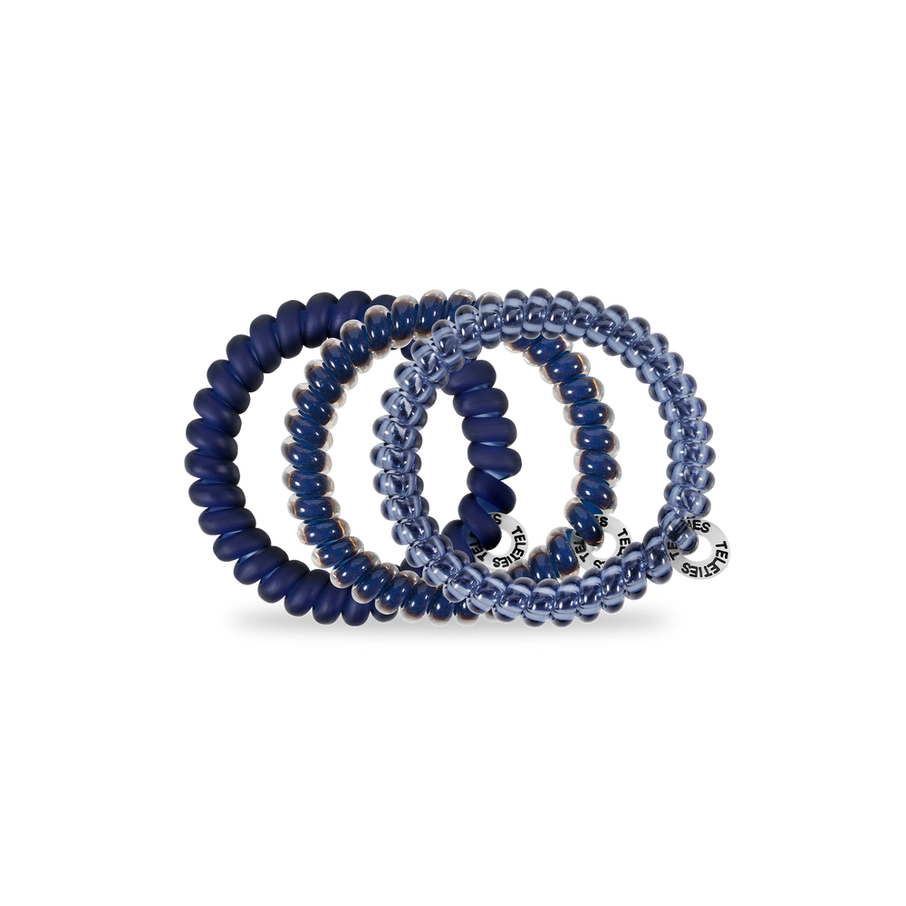 Spiral Hair Coils | Small | Nightfall Navy Hair Ties-Blue Hand Home