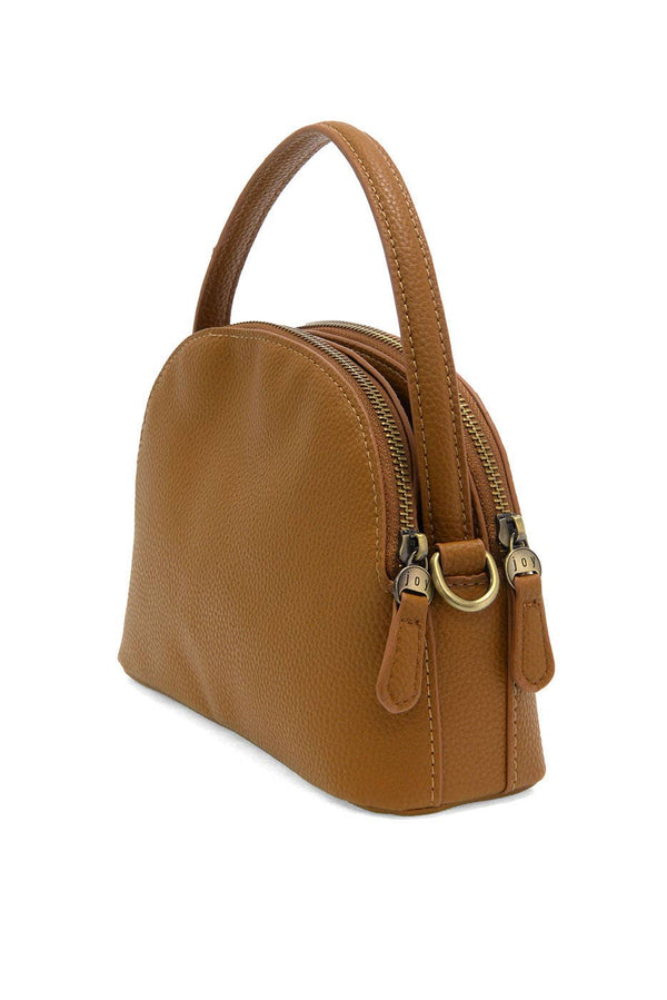 Larissa Double Zip Dome Crossbody-Blue Hand Home
