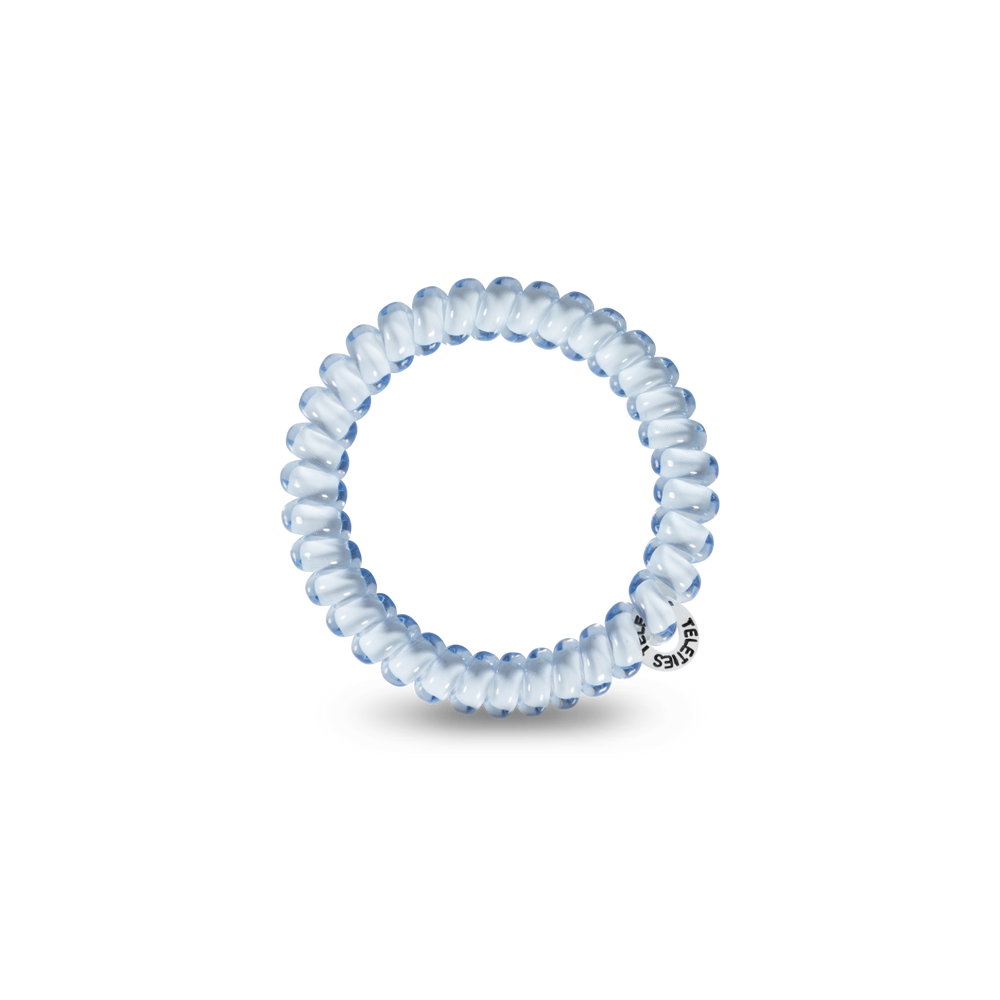 Spiral Hair Coils | Small | Washed Denim Hair Ties-Blue Hand Home
