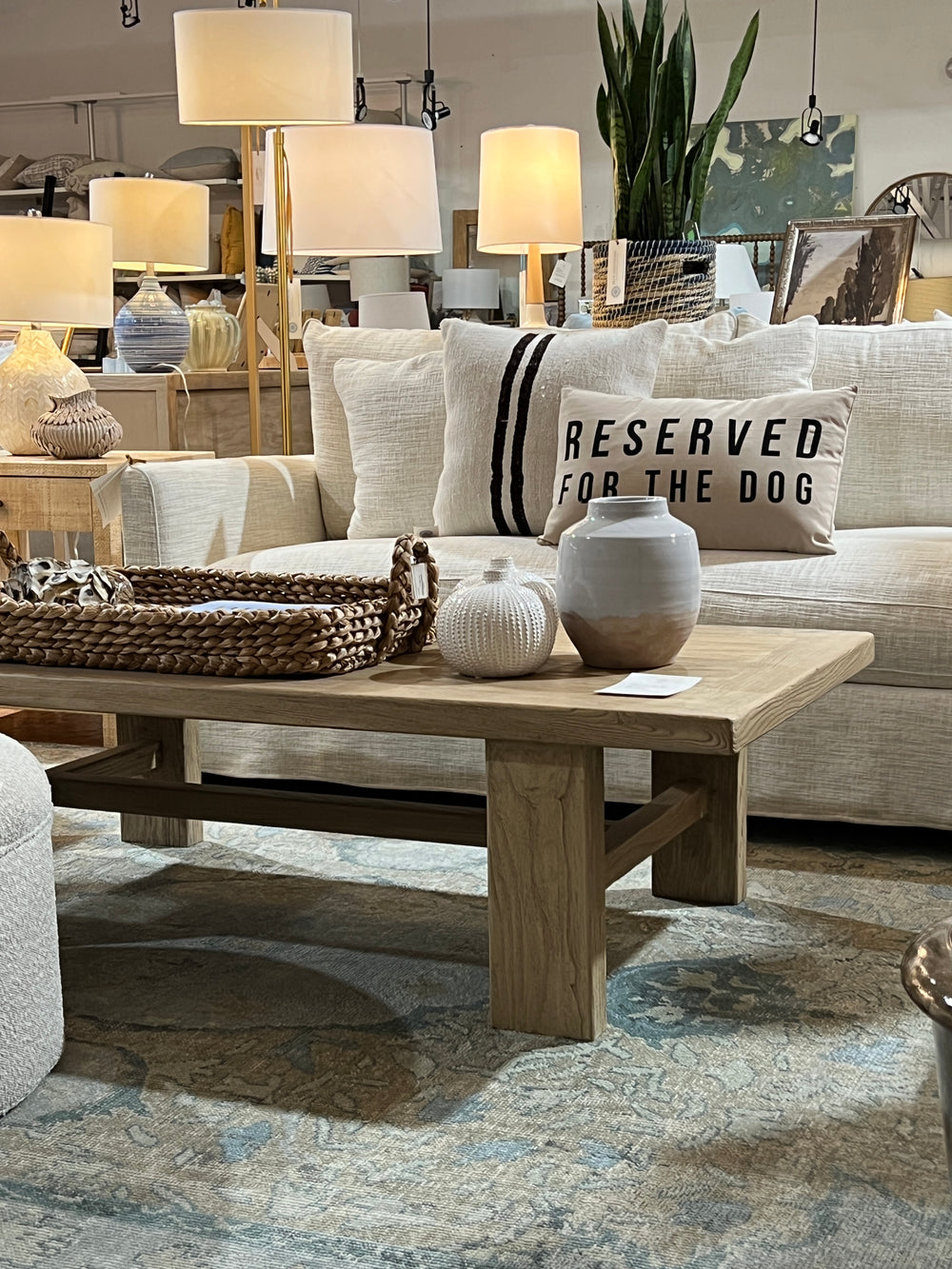 Clint Coffee Table-Blue Hand Home