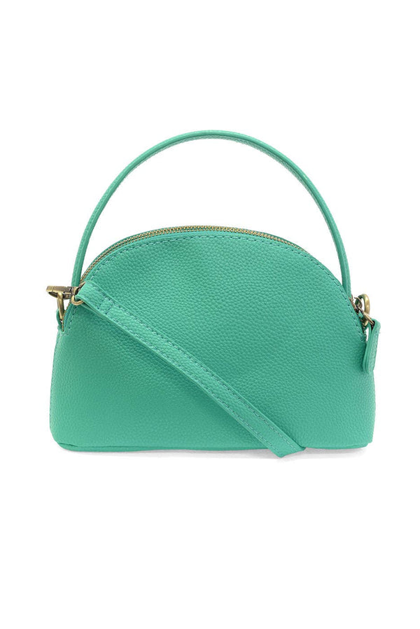 Larissa Double Zip Dome Crossbody-Blue Hand Home