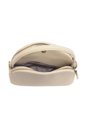 Larissa Double Zip Dome Crossbody-Blue Hand Home