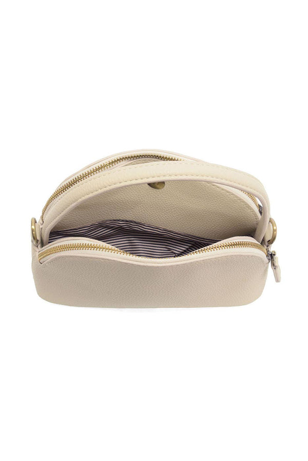 Larissa Double Zip Dome Crossbody-Blue Hand Home