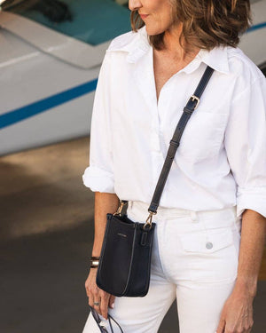Parker Crossbody Bag - Navy