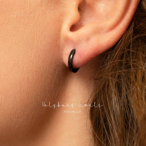 CLASSIC HUGGIE EARRINGS - E-HT1101 / E-HT1100-Blue Hand Home