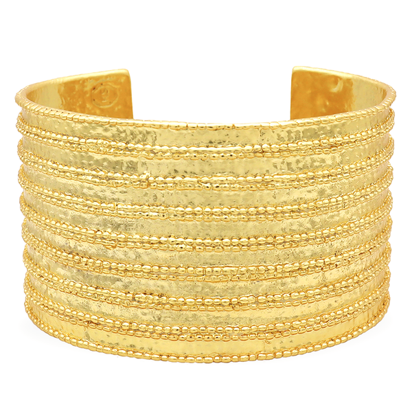 Dotty Cuff Bracelet-Blue Hand Home