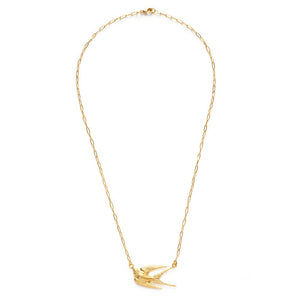 Swallow Bird Necklace-Blue Hand Home