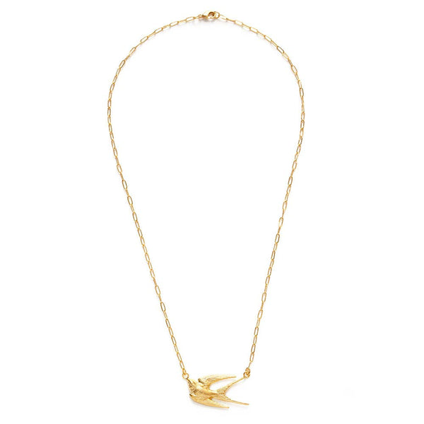 Swallow Bird Necklace-Blue Hand Home