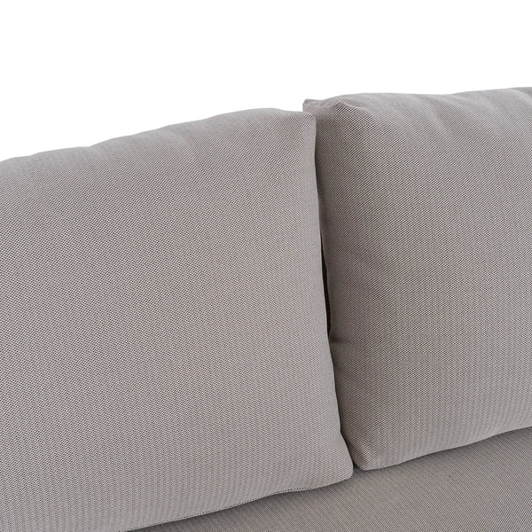 Jackson 2 Seater W/ Seat & Back Cushions - Outdoor Teak-Blue Hand Home
