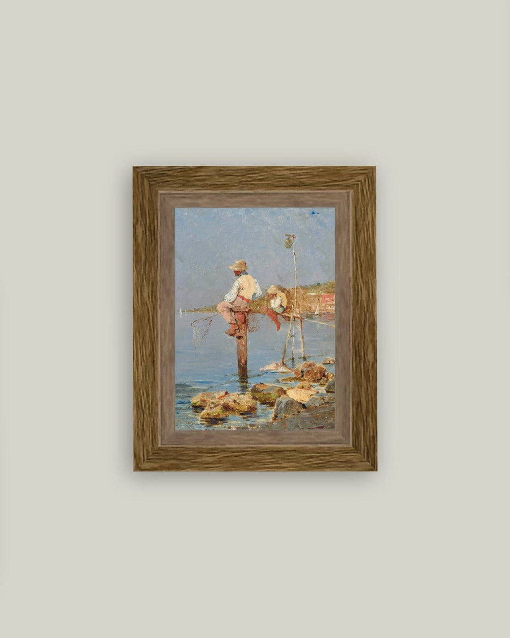 Boys Fishing-Blue Hand Home