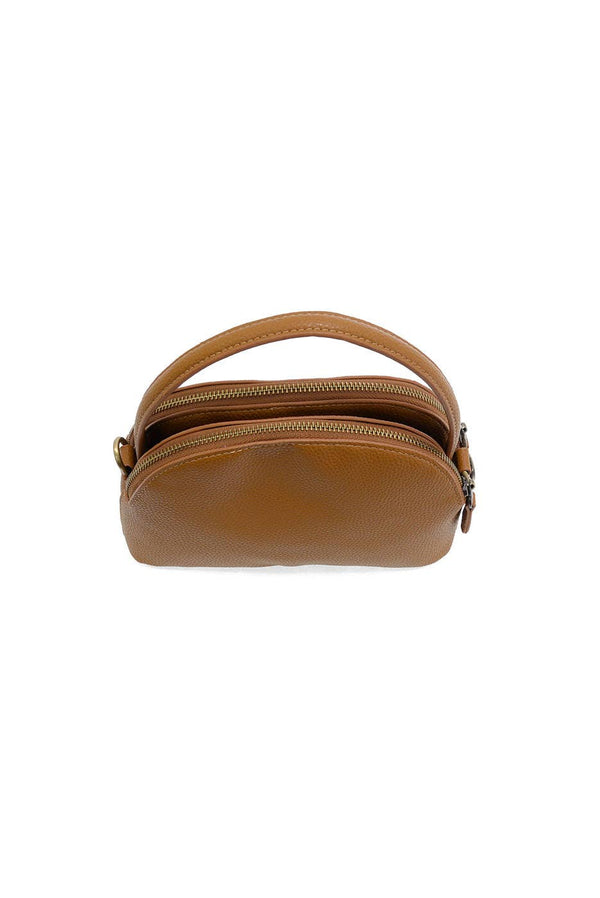 Larissa Double Zip Dome Crossbody-Blue Hand Home