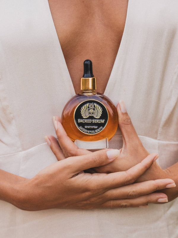 SACRED SERUM Organic Face Oil-Blue Hand Home