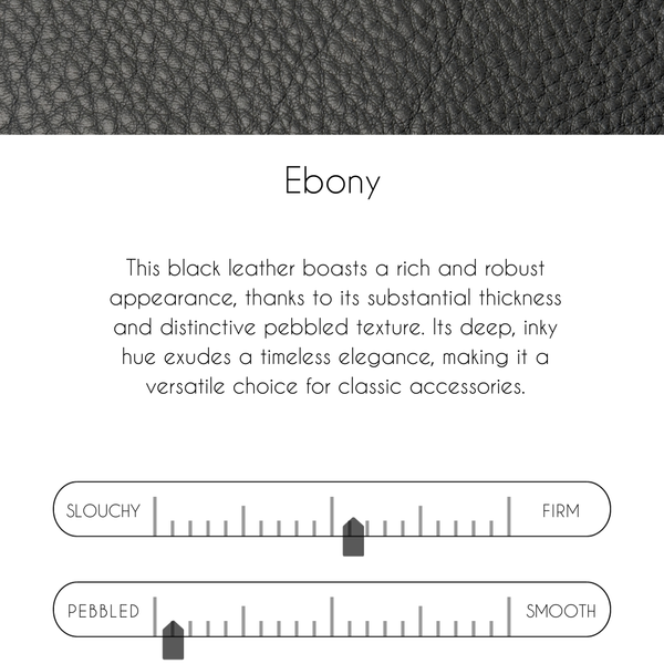 Britt Belt Bag in Black Leather | Upcycled LV-Blue Hand Home