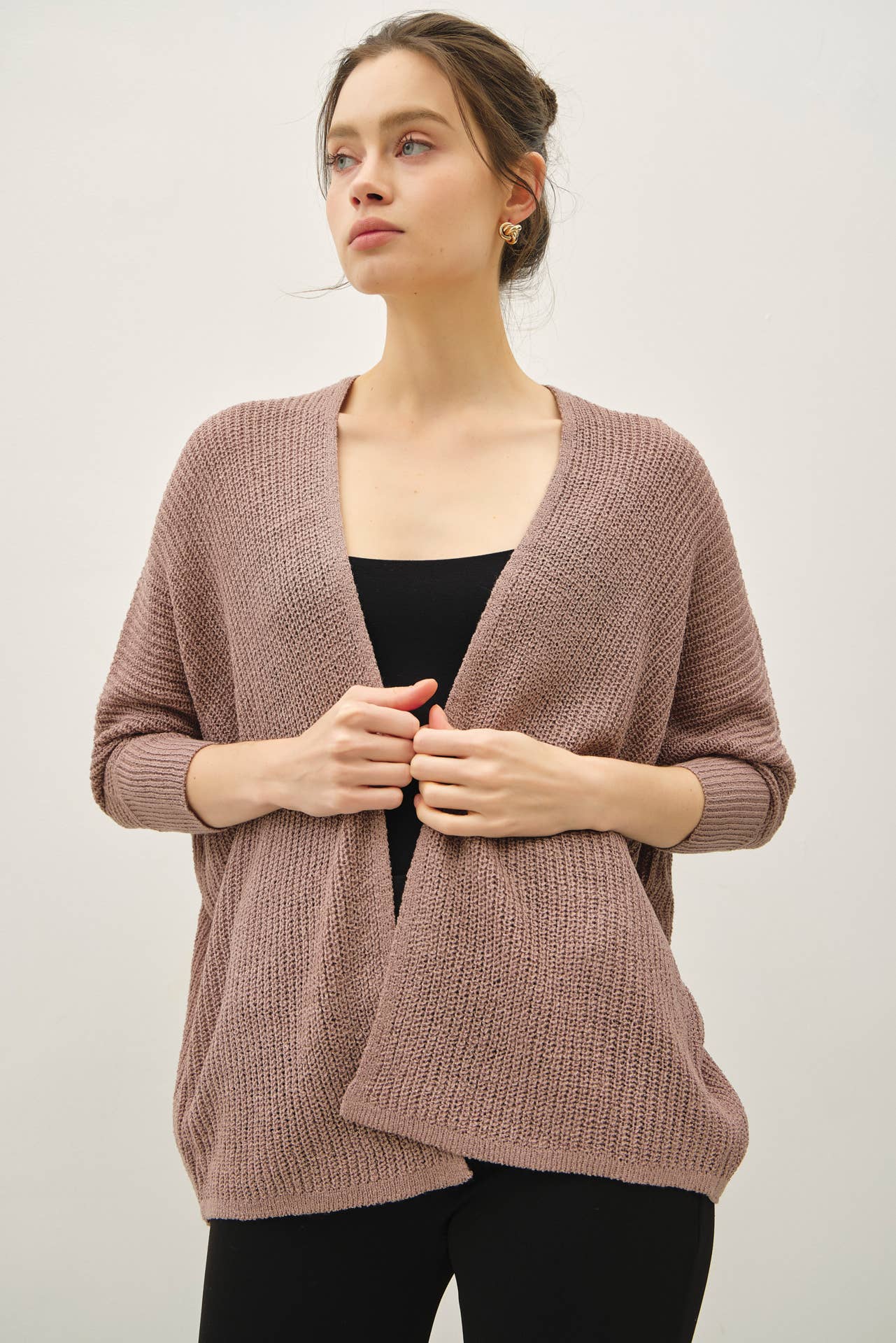 New Color- Dolman Sleeve Open Front Cardigan | Be Cool