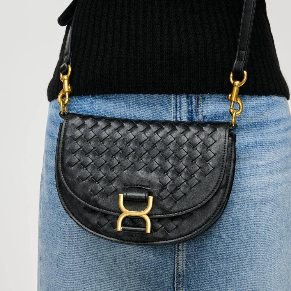 Alise Woven Crossbody-Blue Hand Home