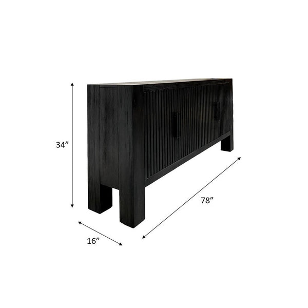 Reed 4 Door Sideboard-Blue Hand Home