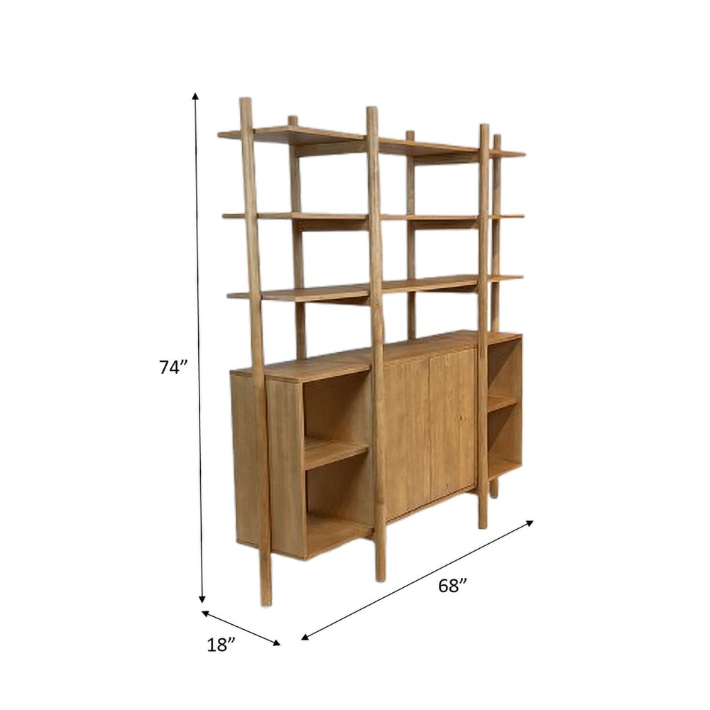 Kenneth Etagere / Room Divider-Blue Hand Home