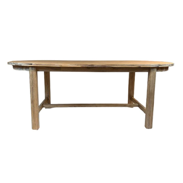 Sofia 84" Oval Dining Table-Blue Hand Home