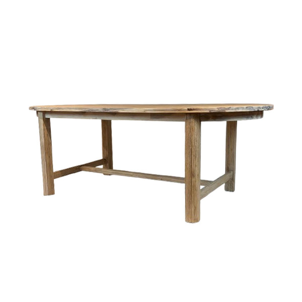 Sofia 84" Oval Dining Table-Blue Hand Home