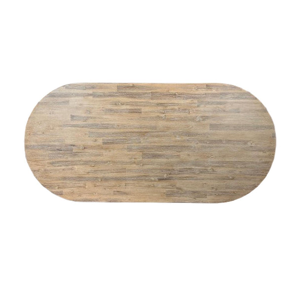 Sofia 84" Oval Dining Table-Blue Hand Home