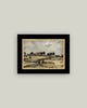 Hillside Home Framed Antique Art-Blue Hand Home