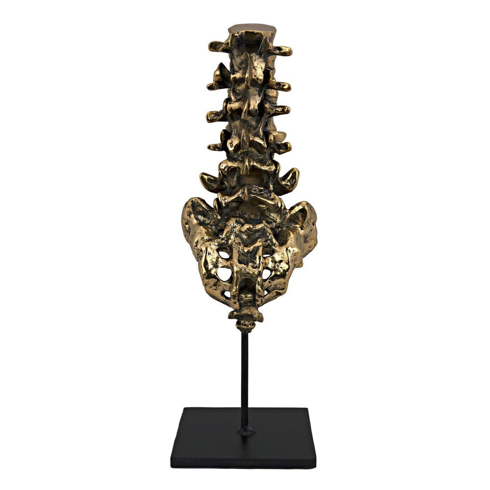 Vertebrae, Brass and Steel-Noir Furniture-Blue Hand Home