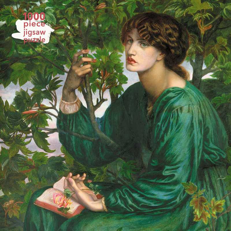 Adult Jigsaw Puzzle: Dante Gabriel Rossetti: The Day Dream by-Blue Hand Home