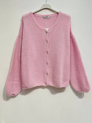 Kid mohair and wool vest 7535-Blue Hand Home