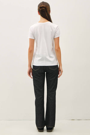 Cotton Jersey V-Neck T-Shirts