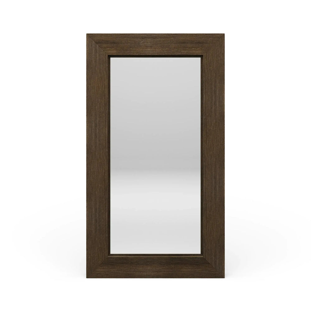 Tuscan Rustic Distressed Large Standing Mirror - Teak-Blue Hand Home