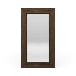 Tuscan Rustic Distressed Large Standing Mirror - Teak-Blue Hand Home