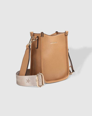 Parker Crossbody Bag - Camel-Blue Hand Home