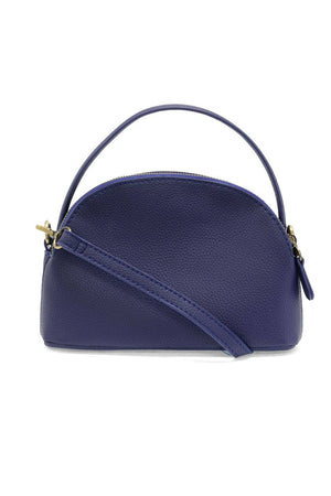 Larissa Double Zip Dome Crossbody-Blue Hand Home