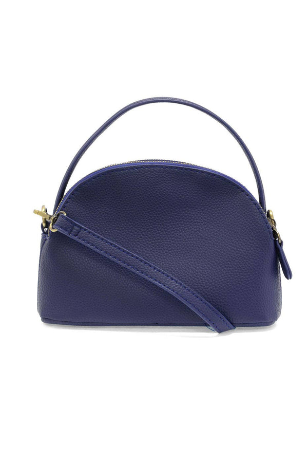 Larissa Double Zip Dome Crossbody-Blue Hand Home