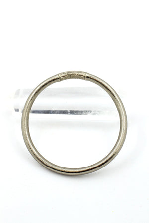 Single Thai Buddhist Temple Bracelet, Mantra Bangle, Metals-Blue Hand Home