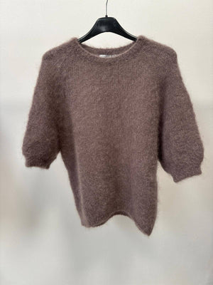 80% kid mohair sweater 3011: Navy-Blue Hand Home