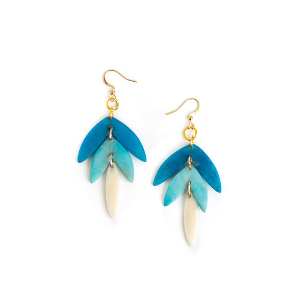 Lana Earrings-Blue Hand Home