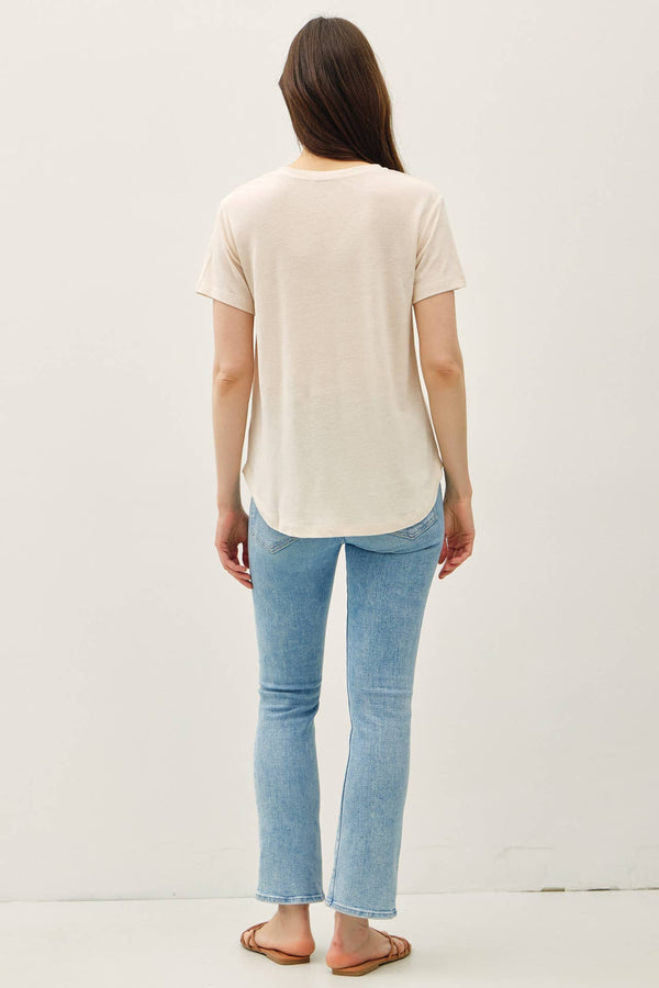 Basic V-Neck Short Sleeve T-Shirt