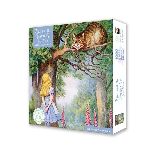 Adult Jigsaw Puzzle Alice and the Cheshire Cat by-Blue Hand Home
