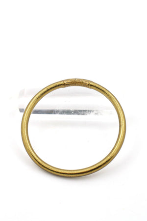 Single Thai Buddhist Temple Bracelet, Mantra Bangle, Metals-Blue Hand Home